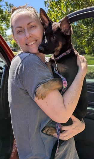 Image of a happily rescued, fostered, or adopted Healy Pack German shepherd